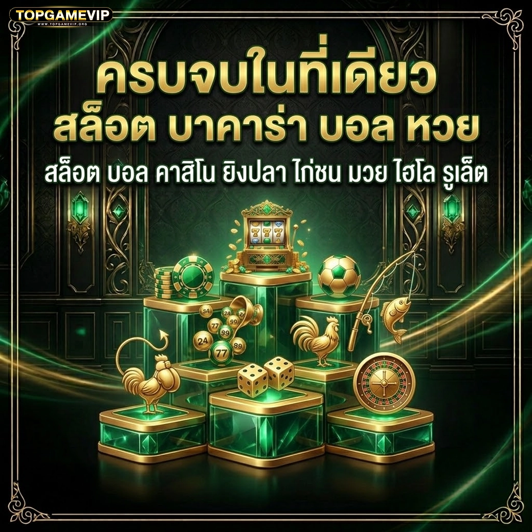 topgamevip ครบจบในที่เดียว สล็อต บาคาร่า บอล หวย